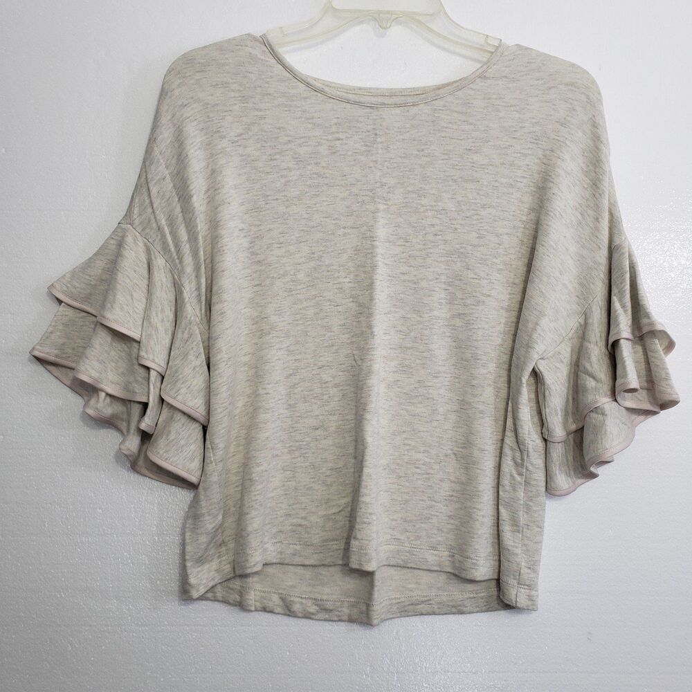Lou & Grey Women's Small, Very Soft Blouse with Layered Bell Sleeves - Picture 8 of 9